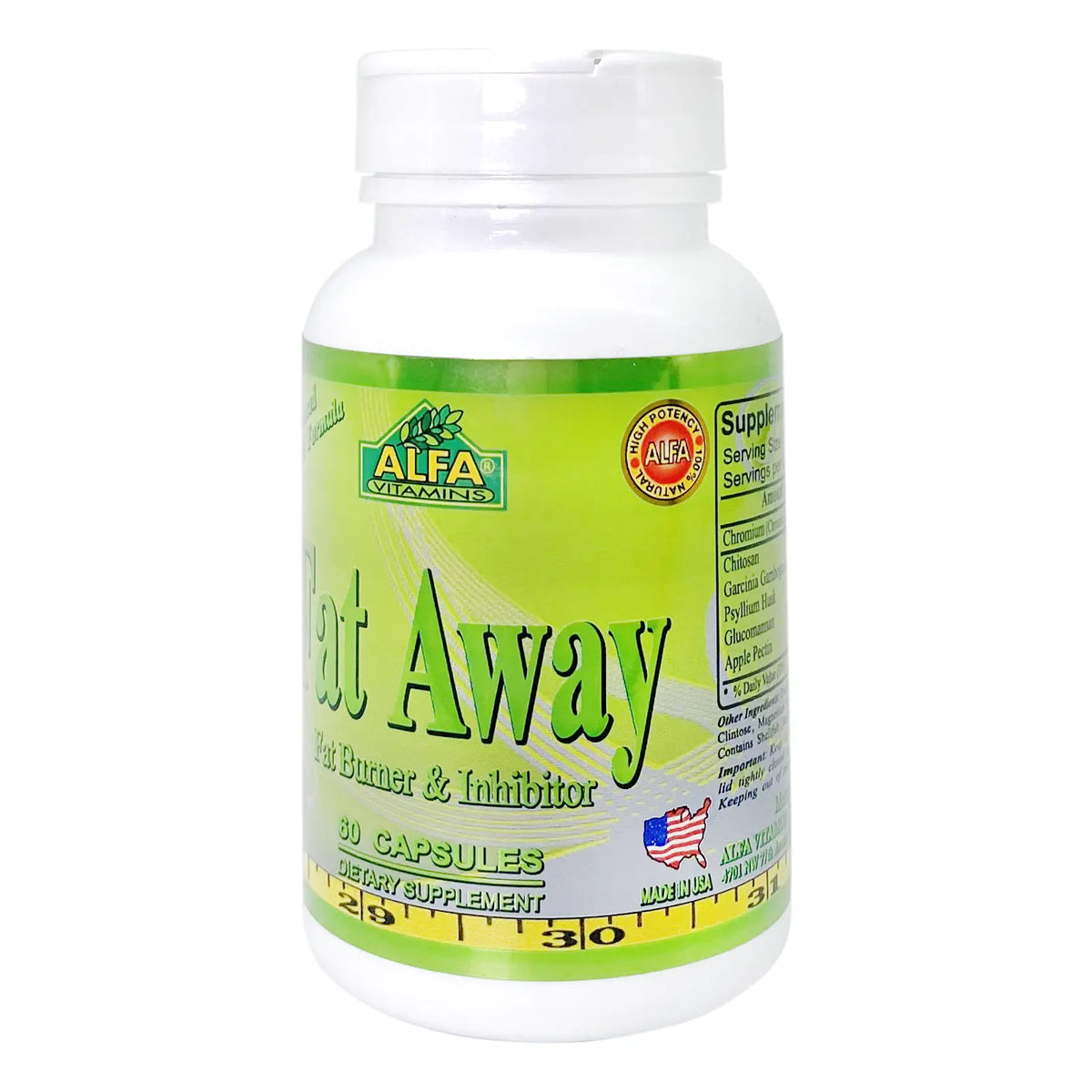 Alfa Vitamins Fat Away Caps 60'S