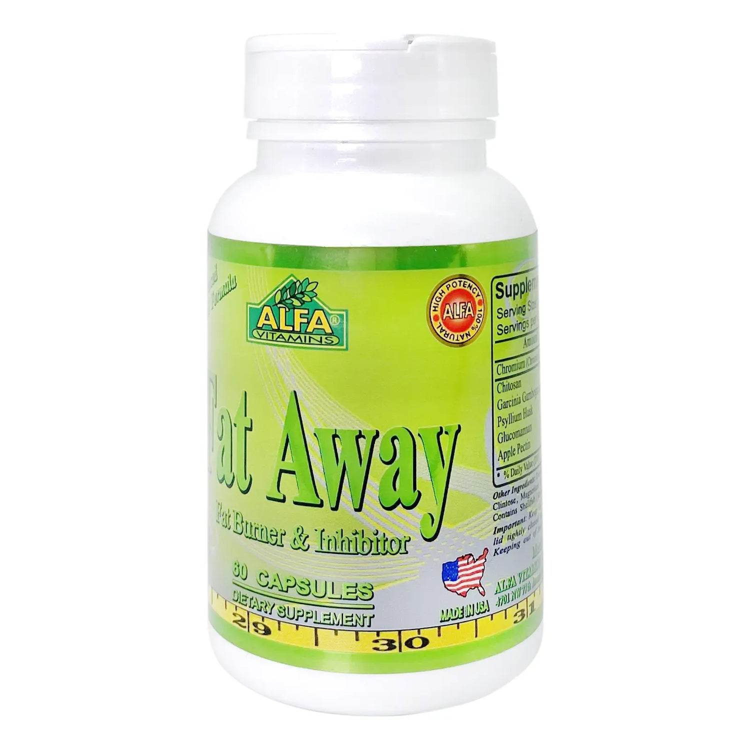 Alfa Vitamins Fat Away Caps 60'S