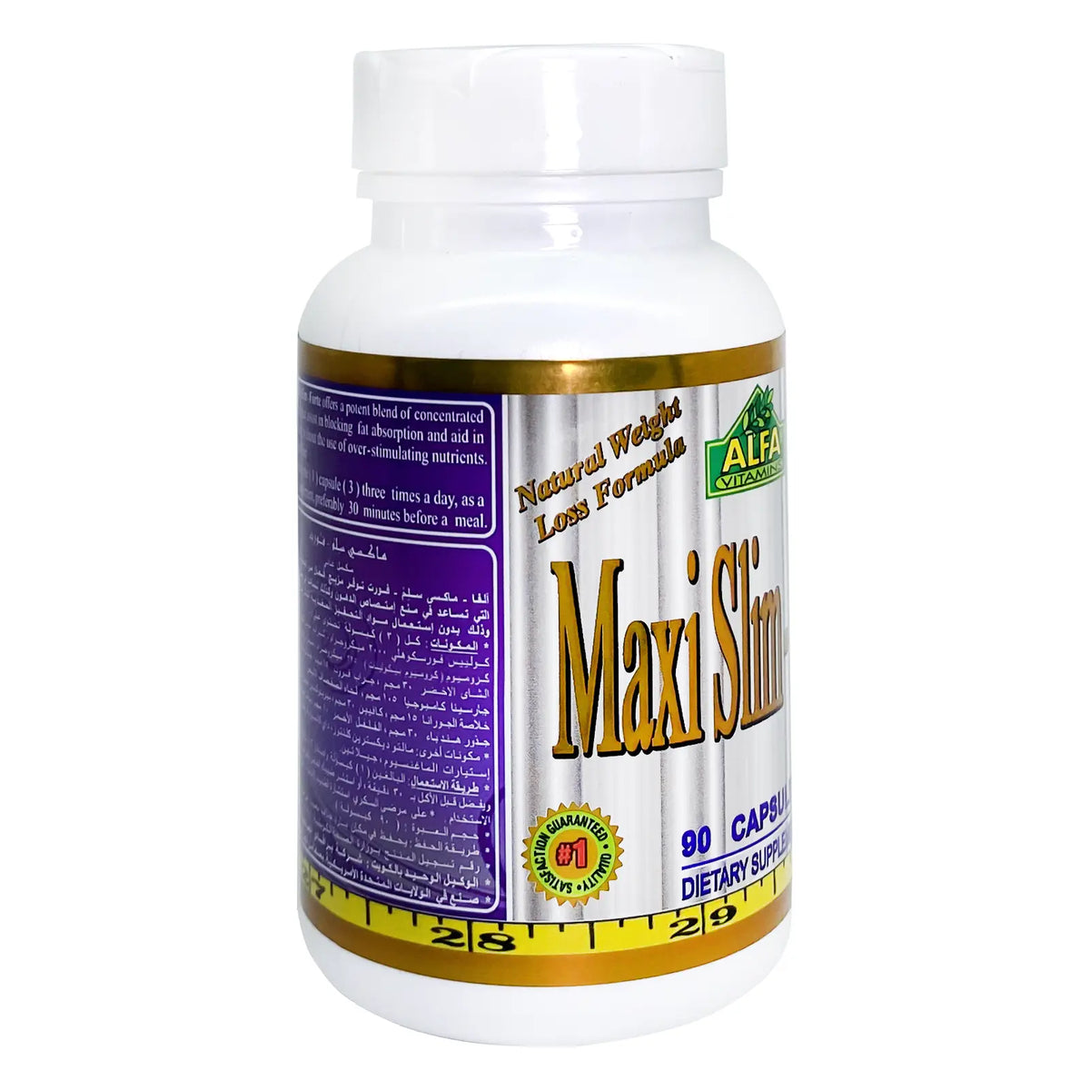 Alfa Vitamins Maxi Slim Forte Caps 90'S