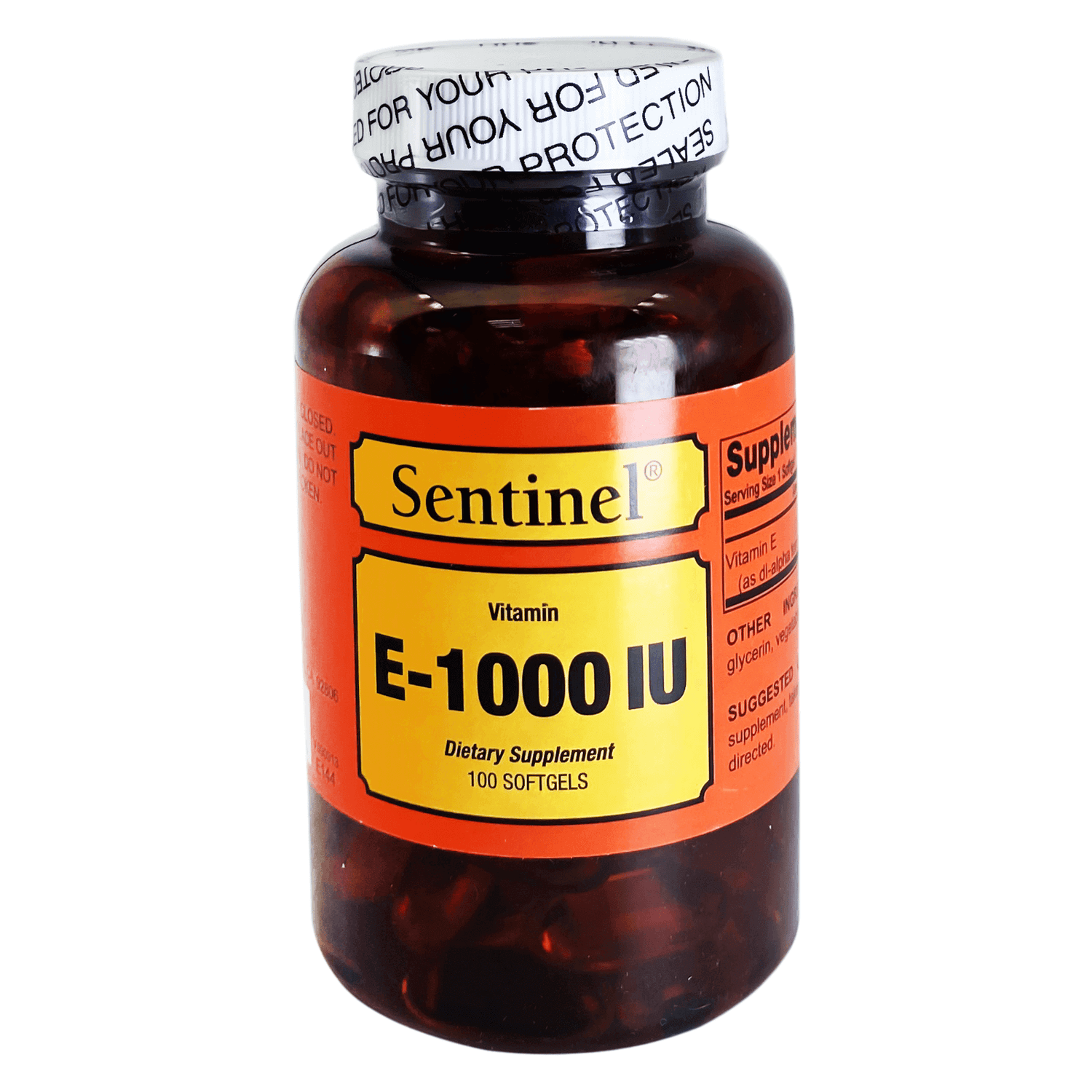 Sentinel Vitamin E-1000IU Caps 100'S as antioxidant