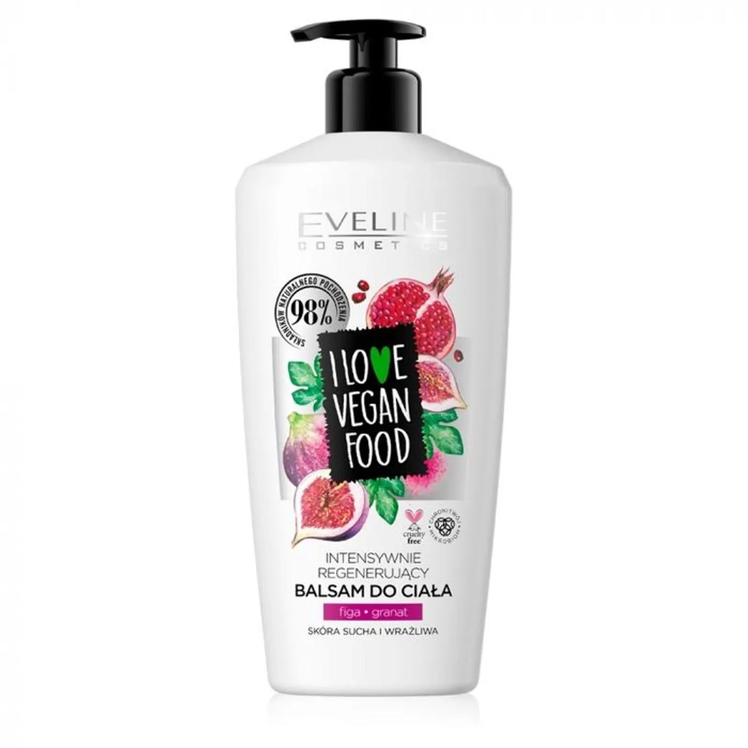Eveline I LOVE VEGAN FOOD Regenerating Body Balm figa & granat 350 ml