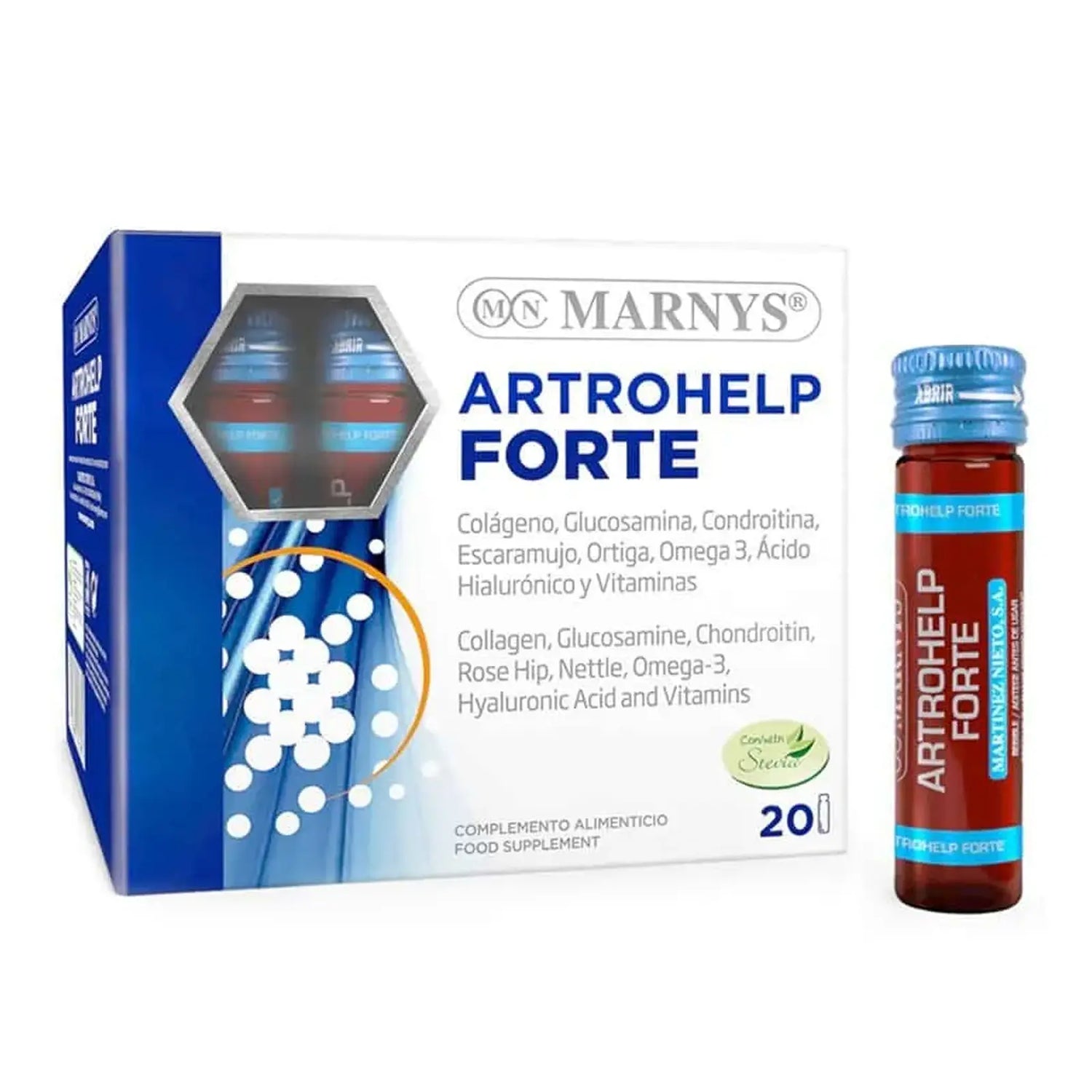 Marnys Artrohelp Forte Vials 20'S for bone and joints growth 