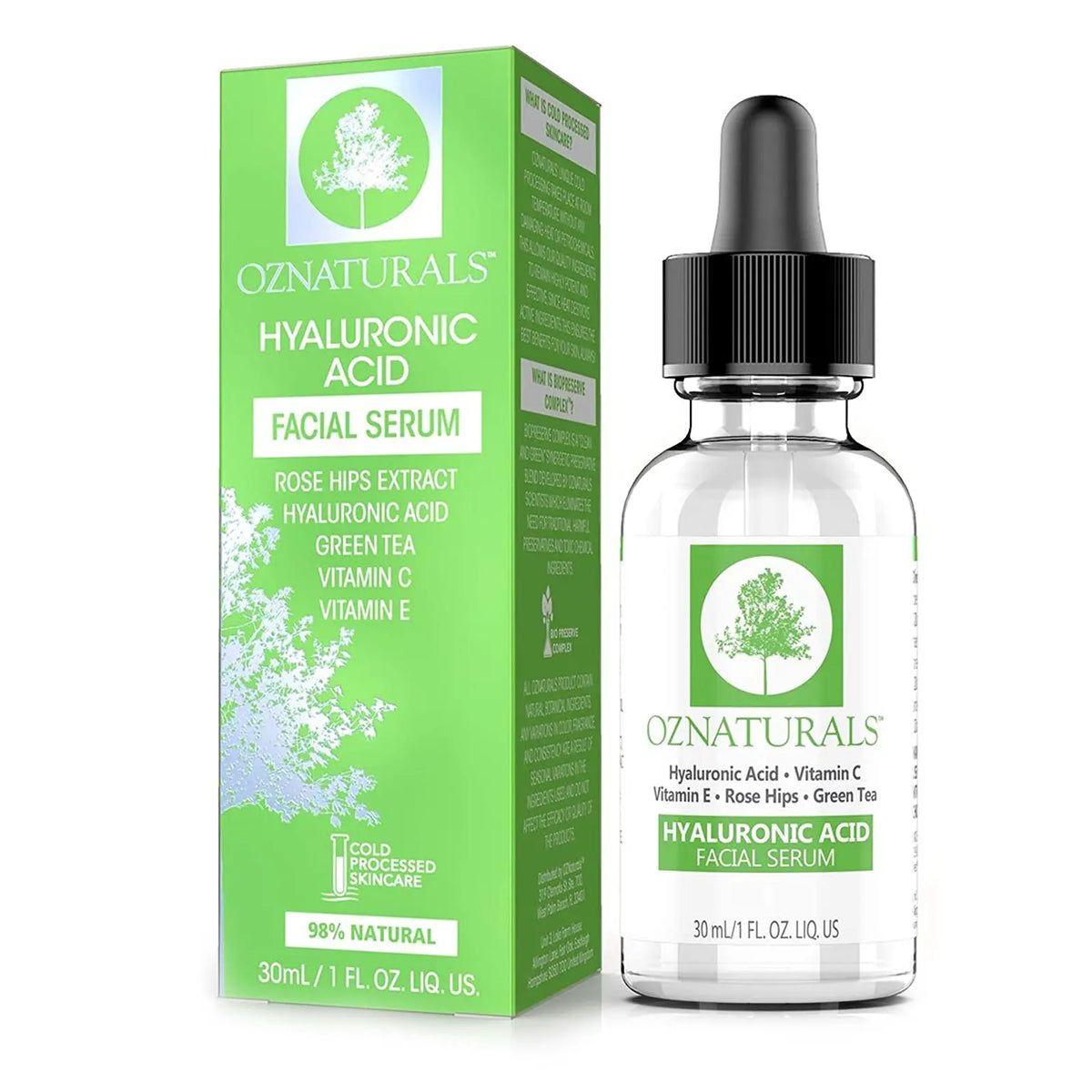 OZ Naturals Hyaluronic Acid Serum 30ml