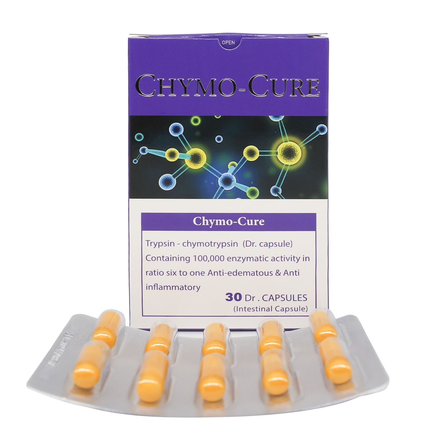 Chymo Cure Caps 30'S anti-edematous