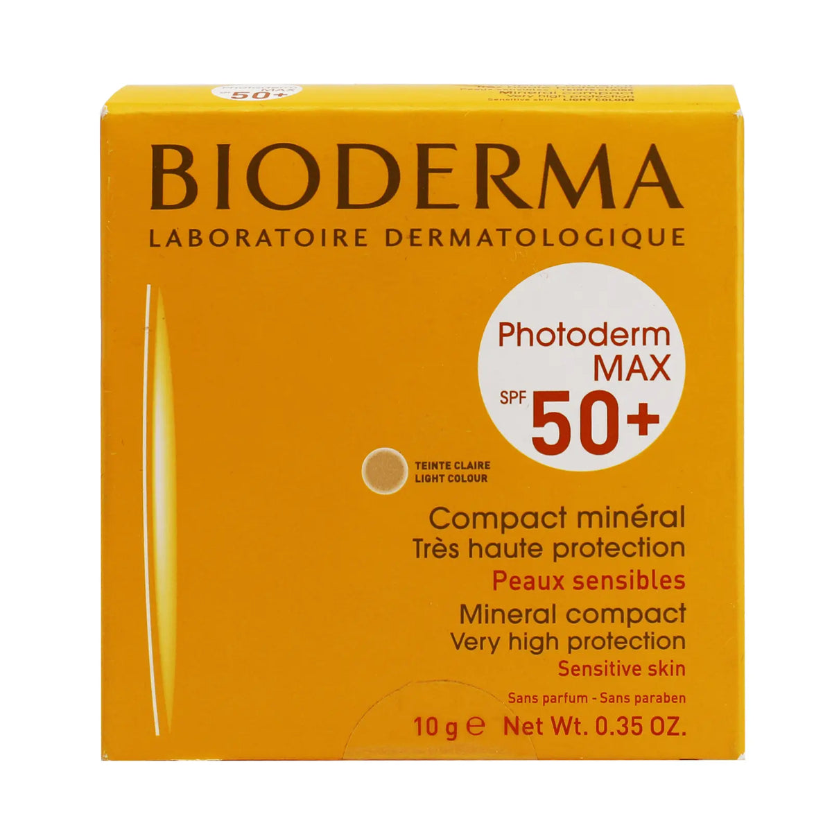 Bioderma Photoderm Max SPF 50+ Compact Light Color 10 g 182427 sun block