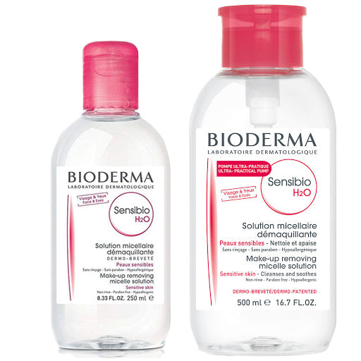 Bioderma Sensibio H2O 500ml Pump + Sensibio 250ml Free Offer
