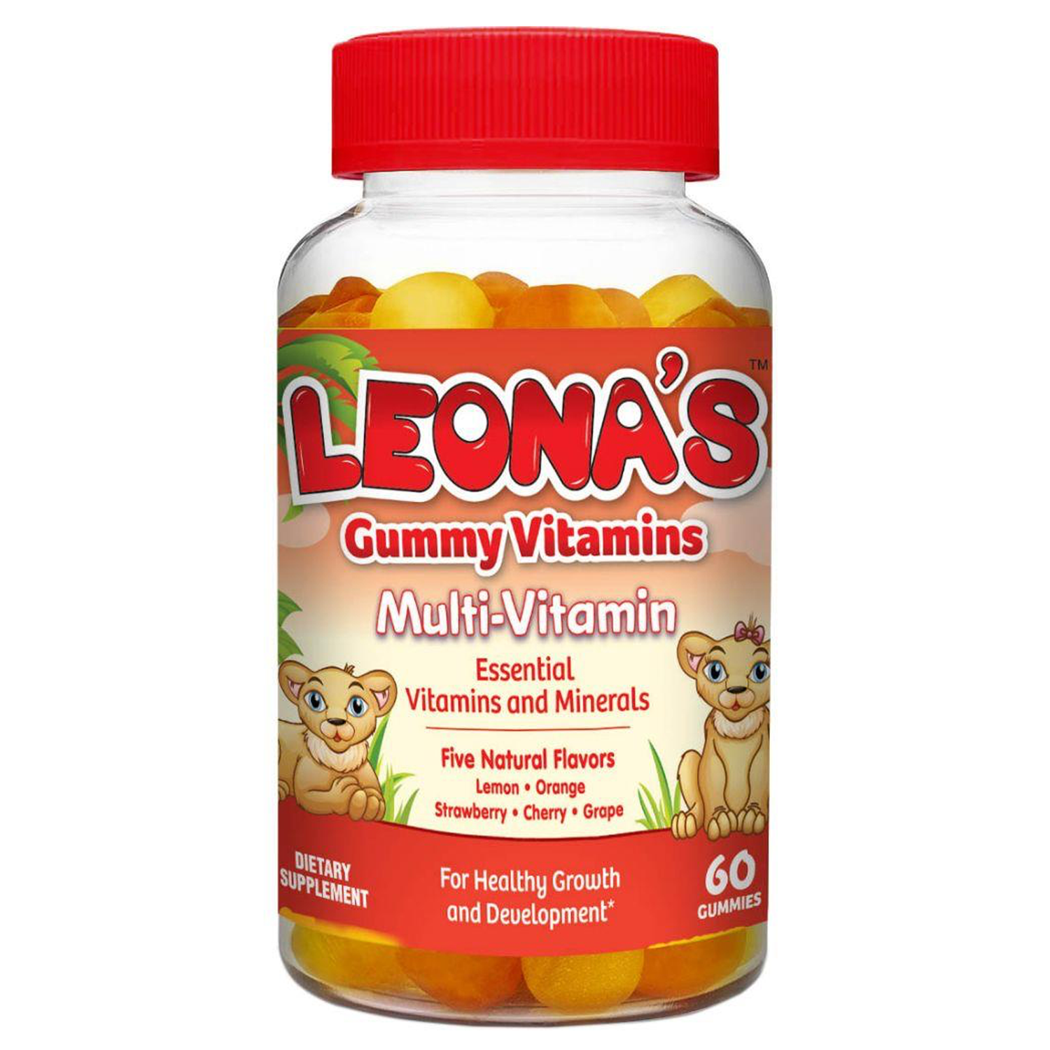 Leona Childrens Gummy Multi-Vitamin 60'S For overall health