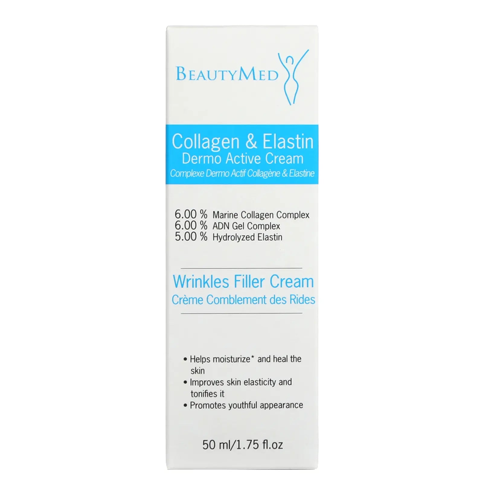 BeautyMed Collagen & Elastin Dermo Active Cream 50 mL for wrinkles