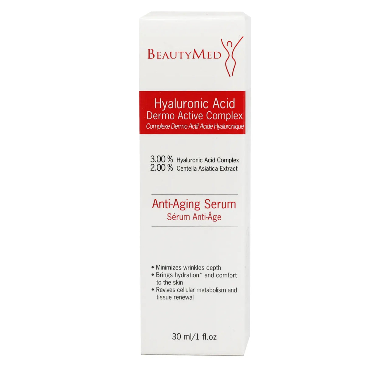 BeautyMed Hyaluronic Acid Dermo Active Complex Serum 30 mL to firm the skin