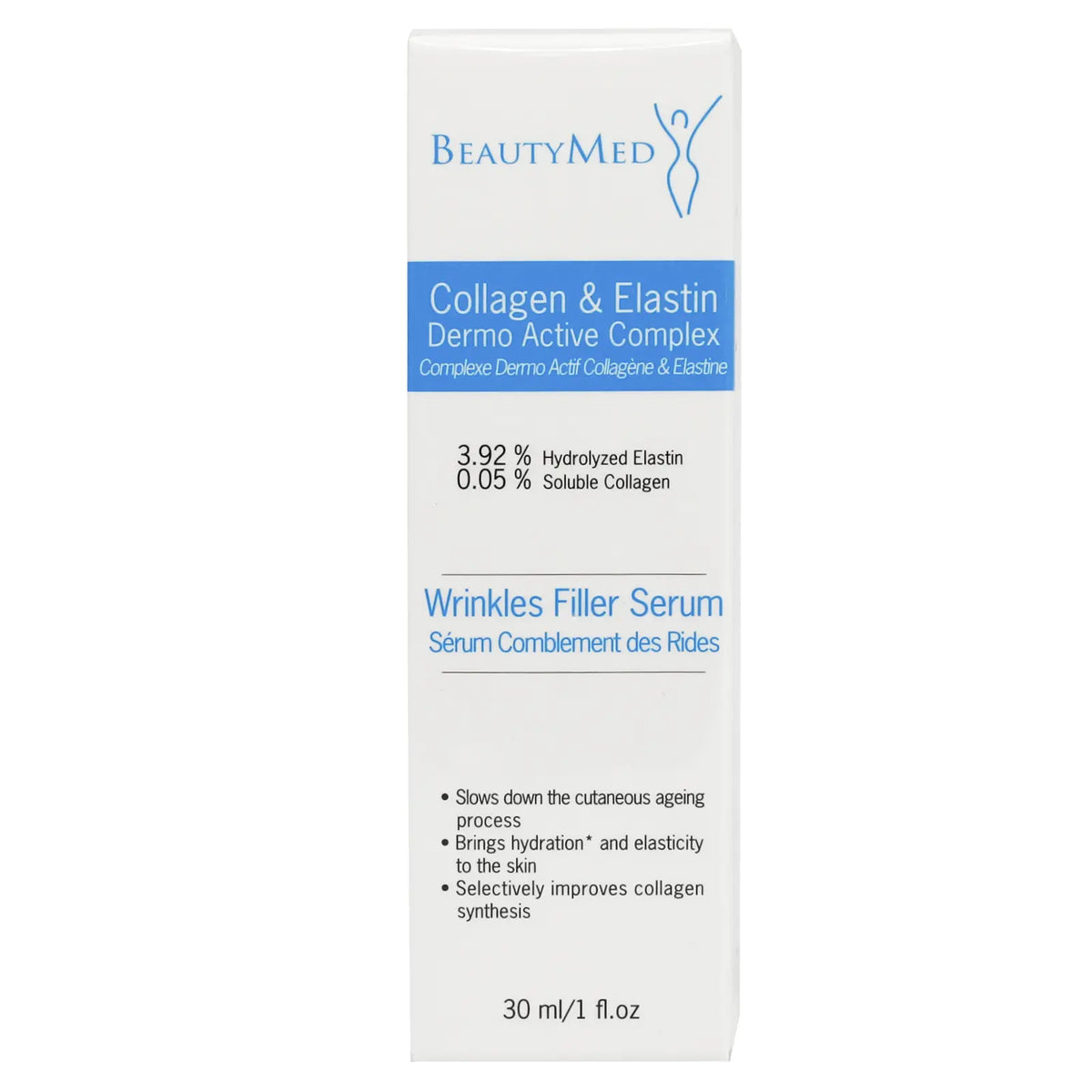 BeautyMed Collagen & Elastin Dermo Active Complex Serum 30 mL for wrinkles
