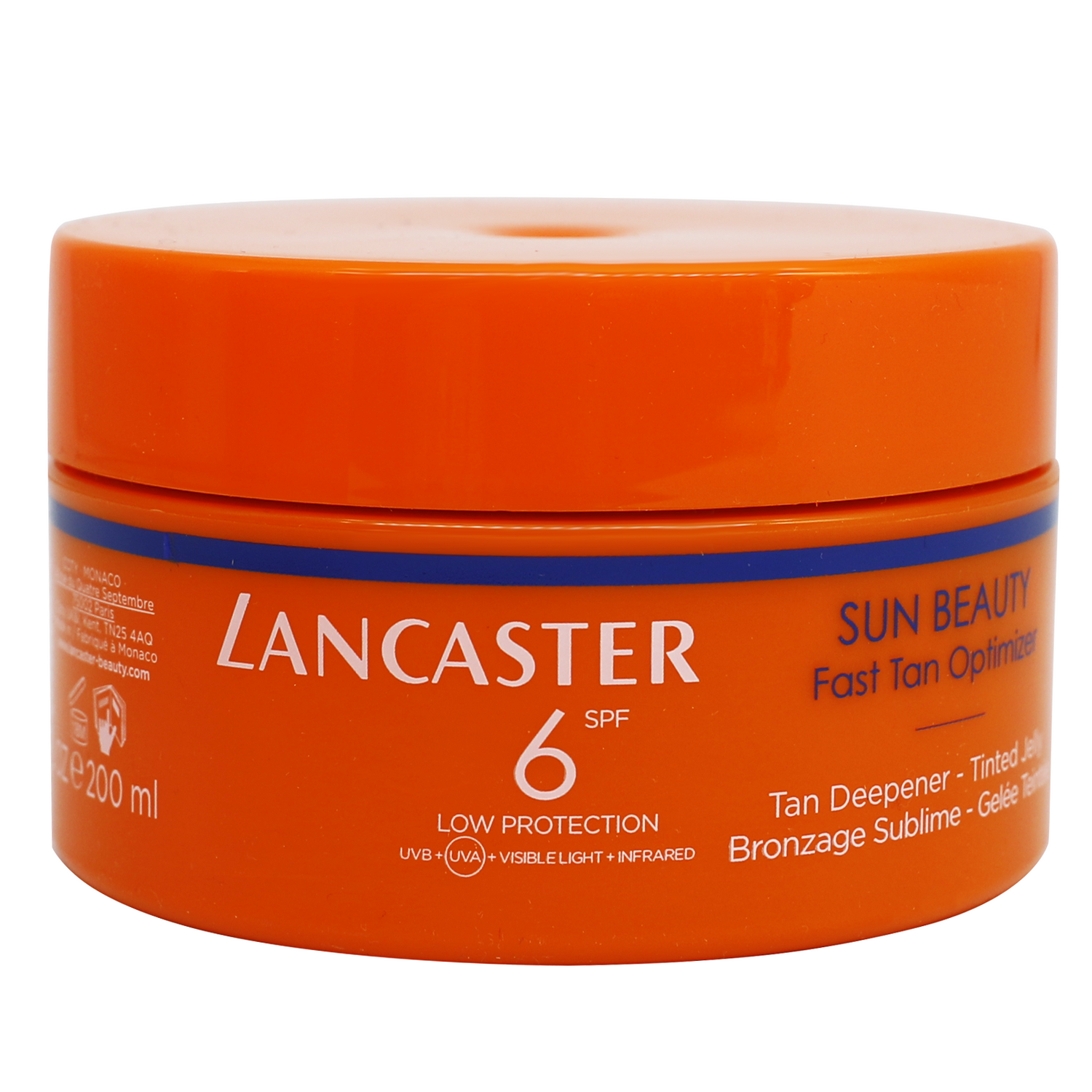 Lancaster SPF 6 Tan Deepener Tinted Jelly (Jar) 200 mL for a natural-looking tan