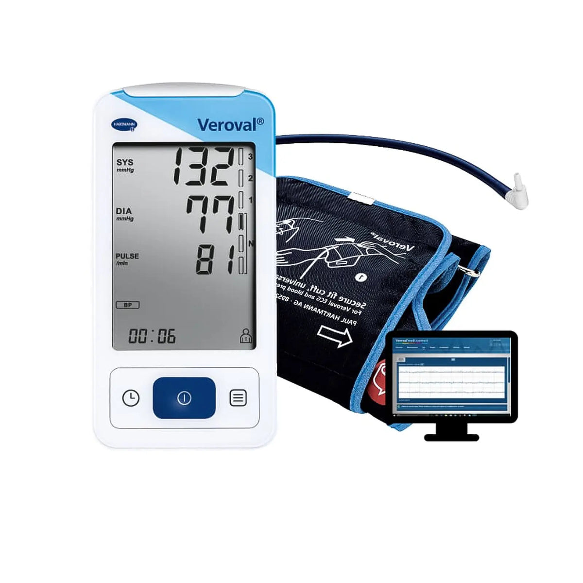 Hartmann Veroval ECG and BP Monitor LG6 2x1