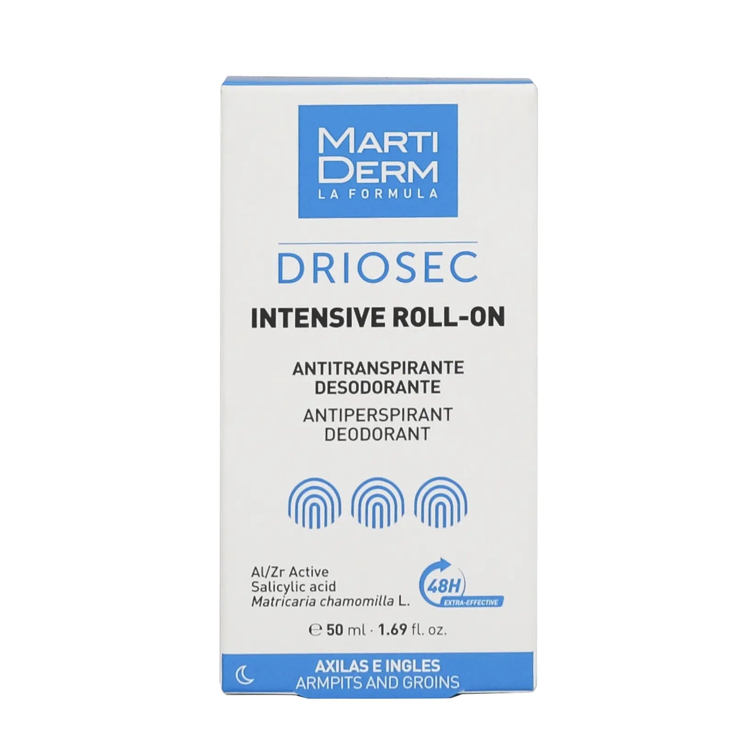 Martiderm Driosec Roll-On 50Ml control sweating