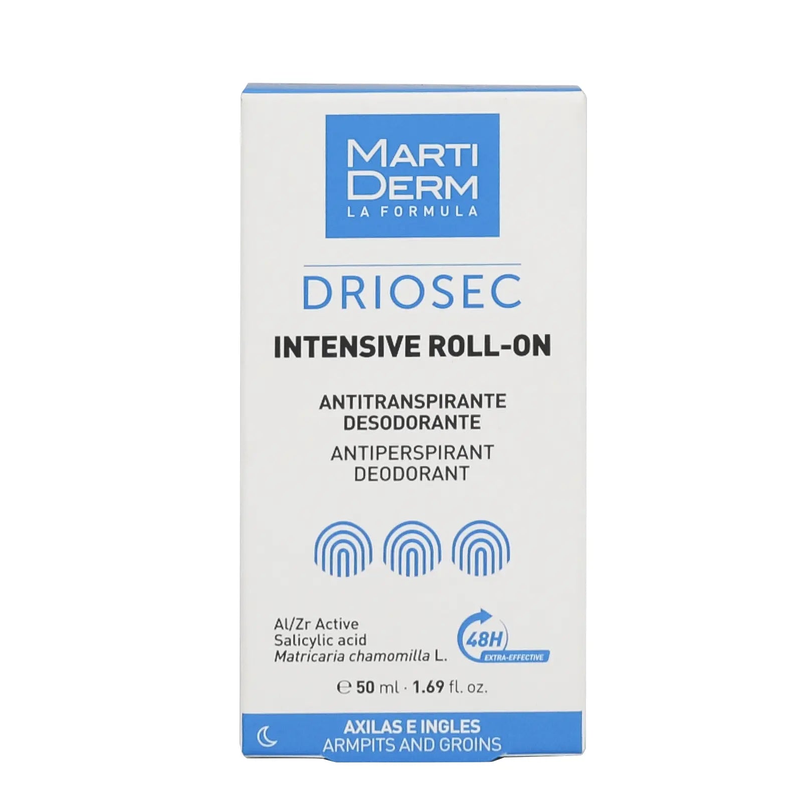Martiderm Driosec Roll-On 50Ml control sweating