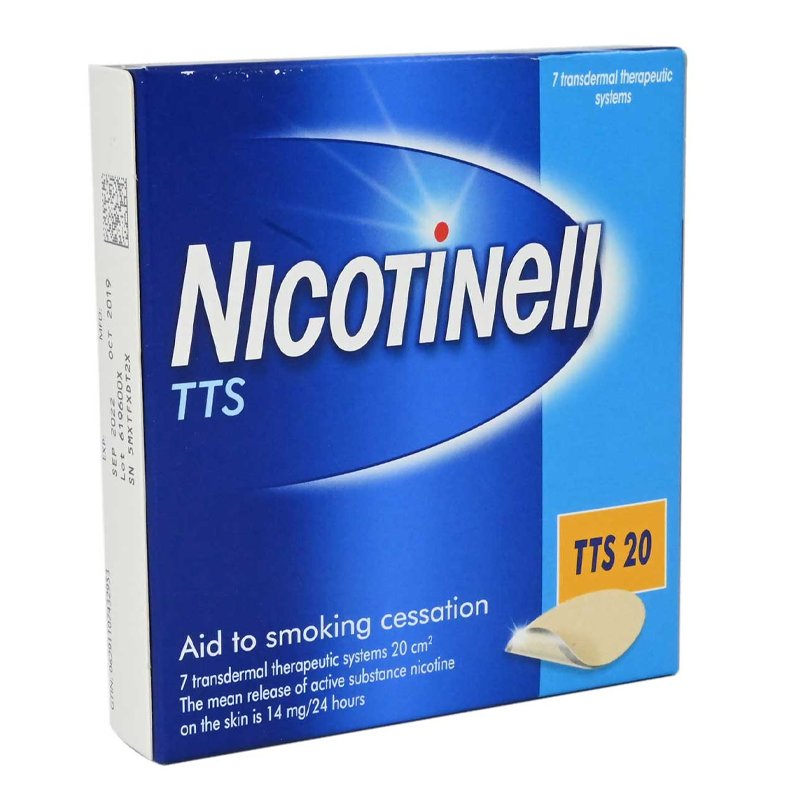 Nicotinell Tts-20 35Mg 7 Plaste stop smoking