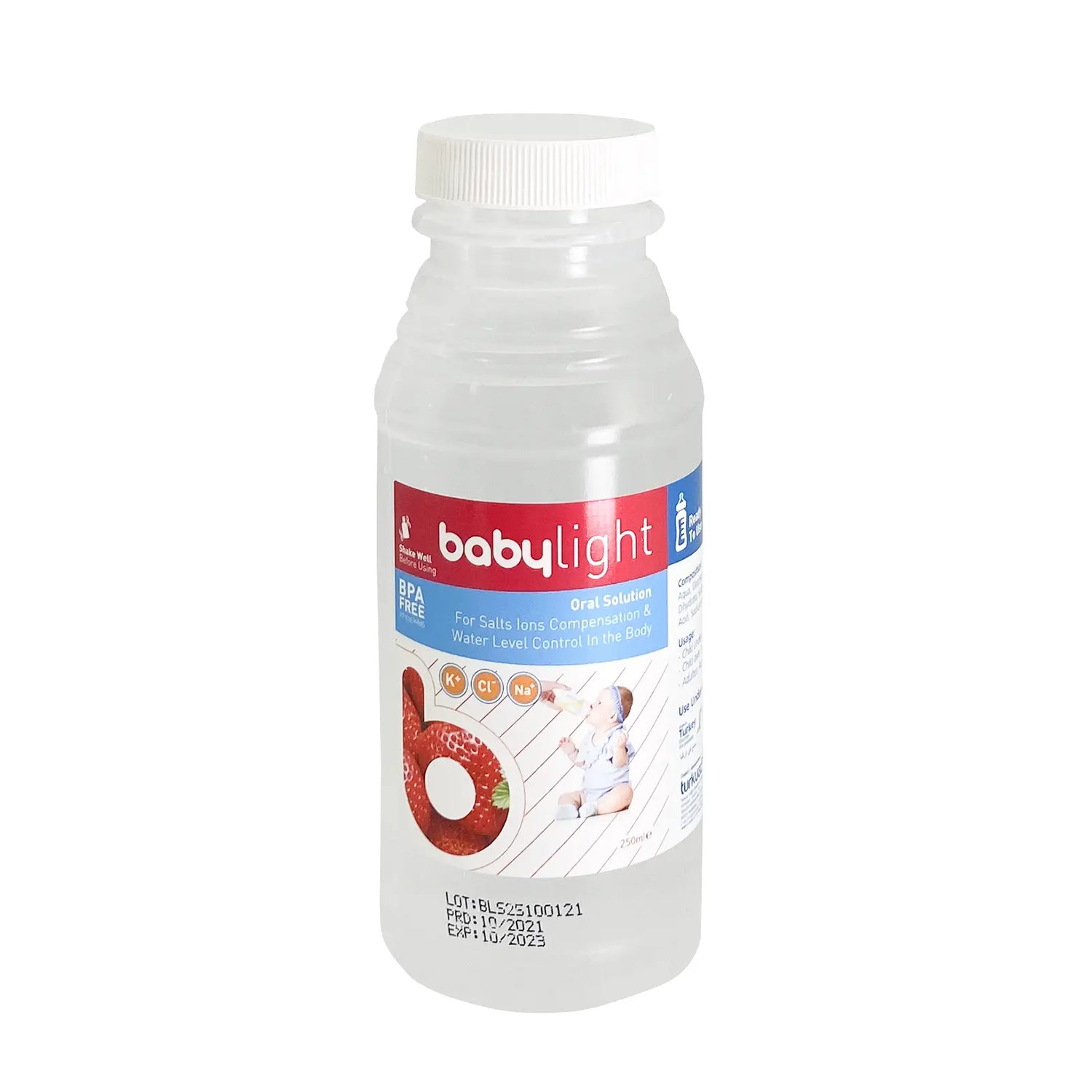Konicare Babylight Oral Solution Strawberry Flvr 250ML prevent dehydration