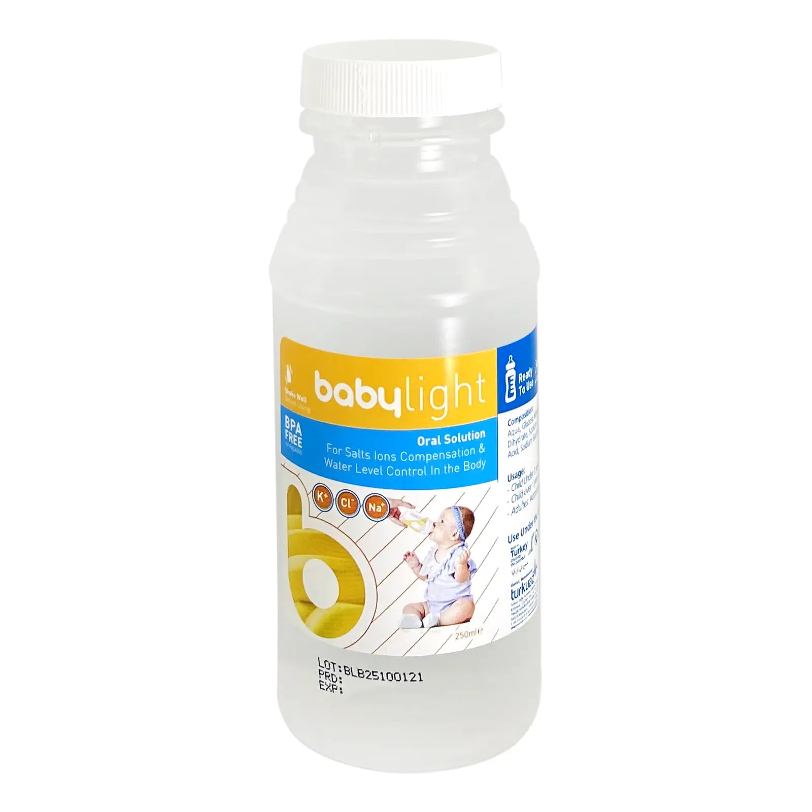 Konicare Babylight Oral Solution Banana Flvr 250ML prevent dehydration