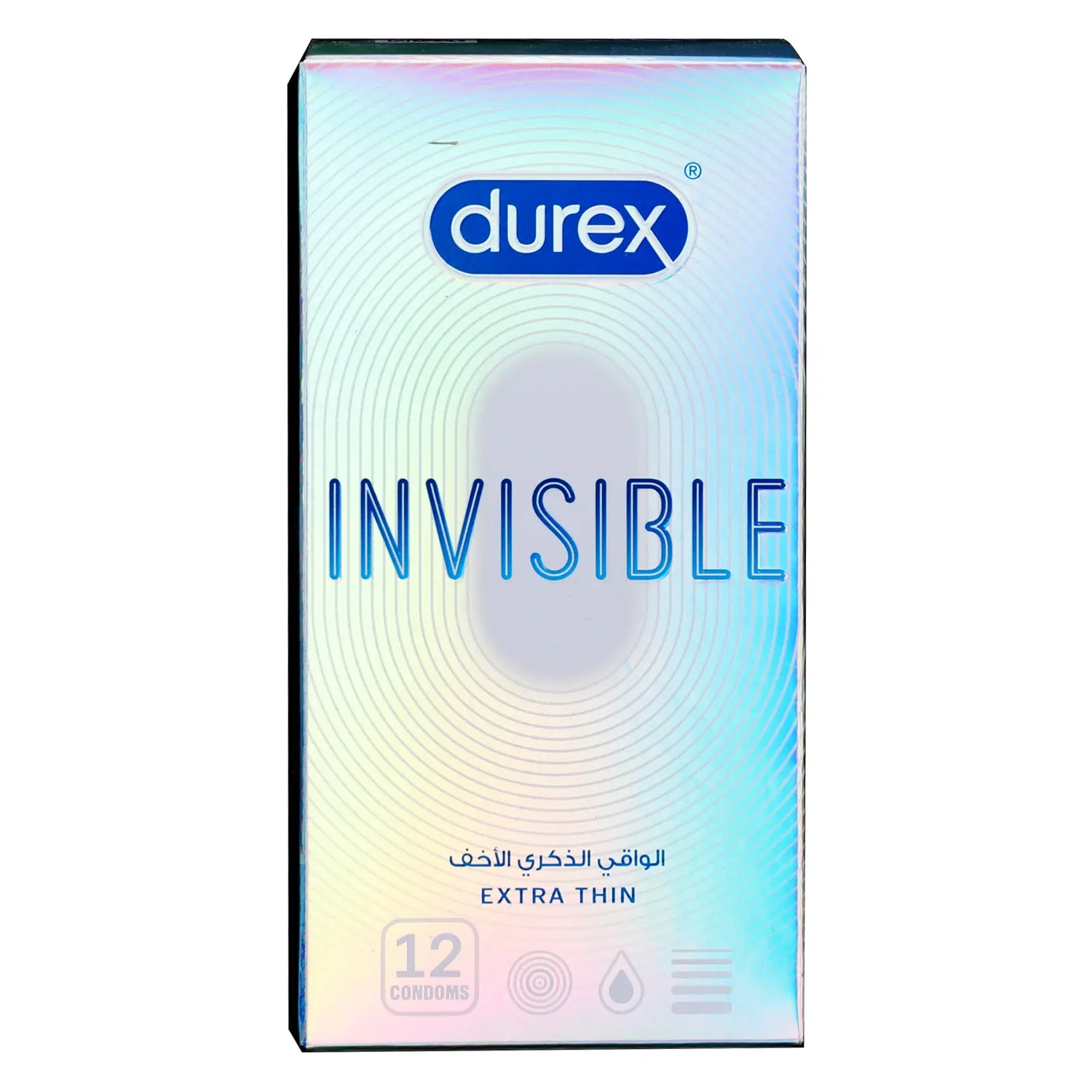 Durex Invisible Condoms 12'S