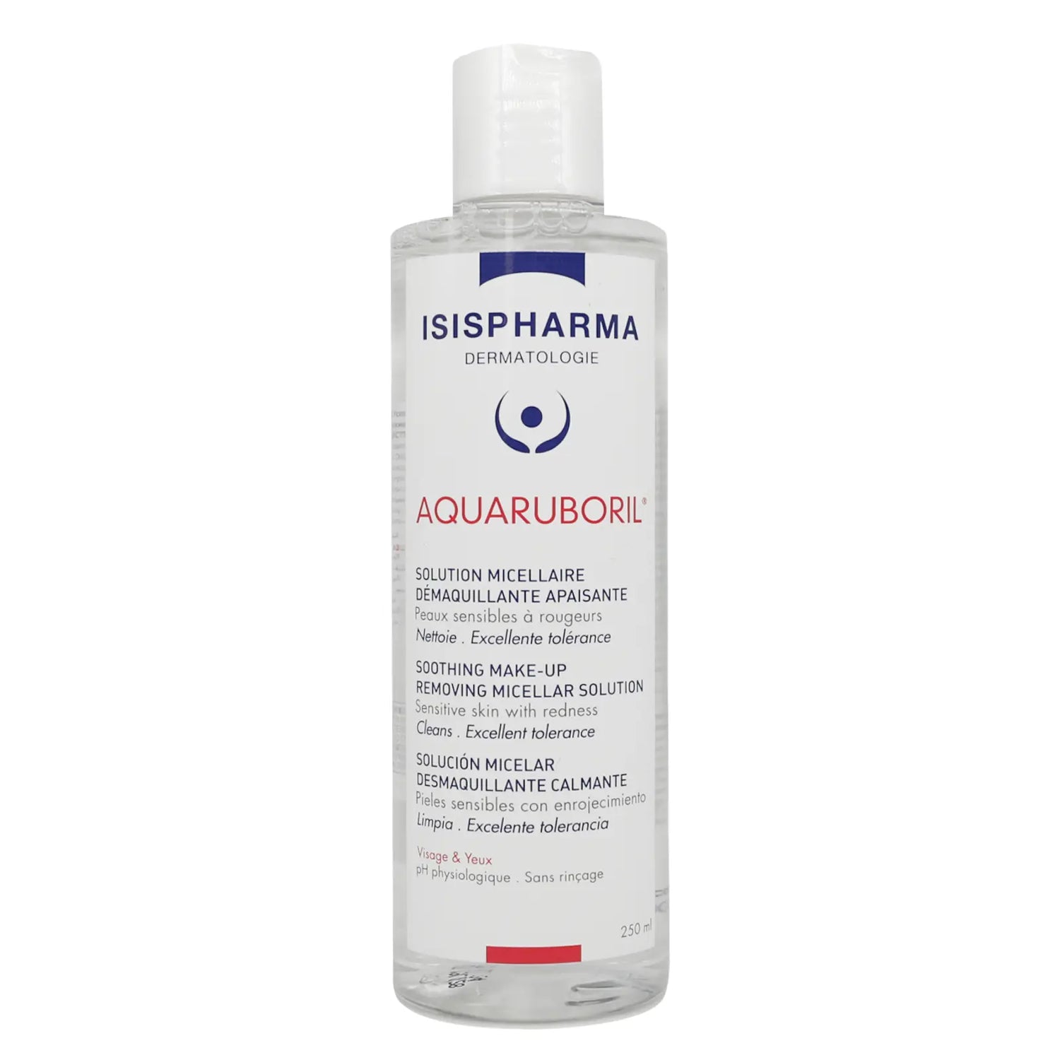 Isis Aquaruboril Micellar Solution 250 mL Isisaqr200 to remove make-up 