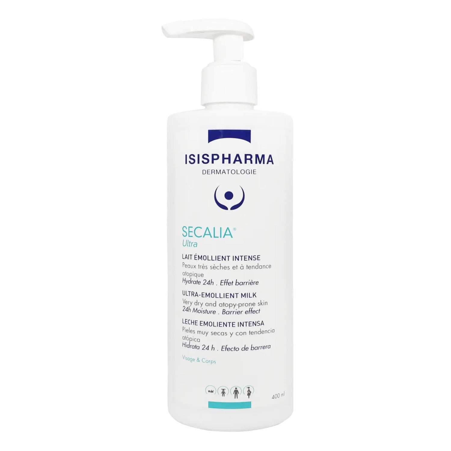Isis Secalia Ultra Emollient Milk 400 mL for dry skin 