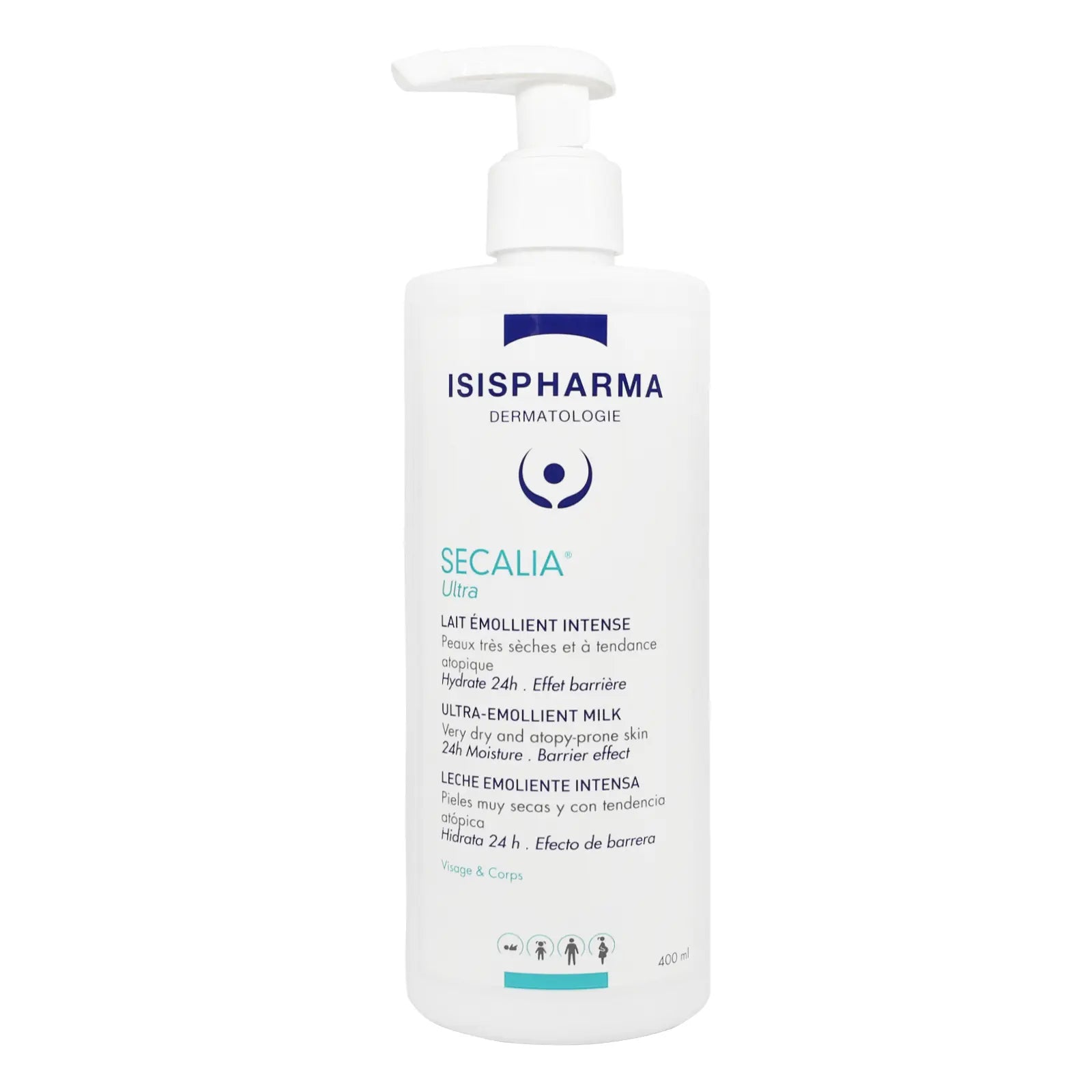 Isis Secalia Ultra Emollient Milk 400 mL for dry skin 