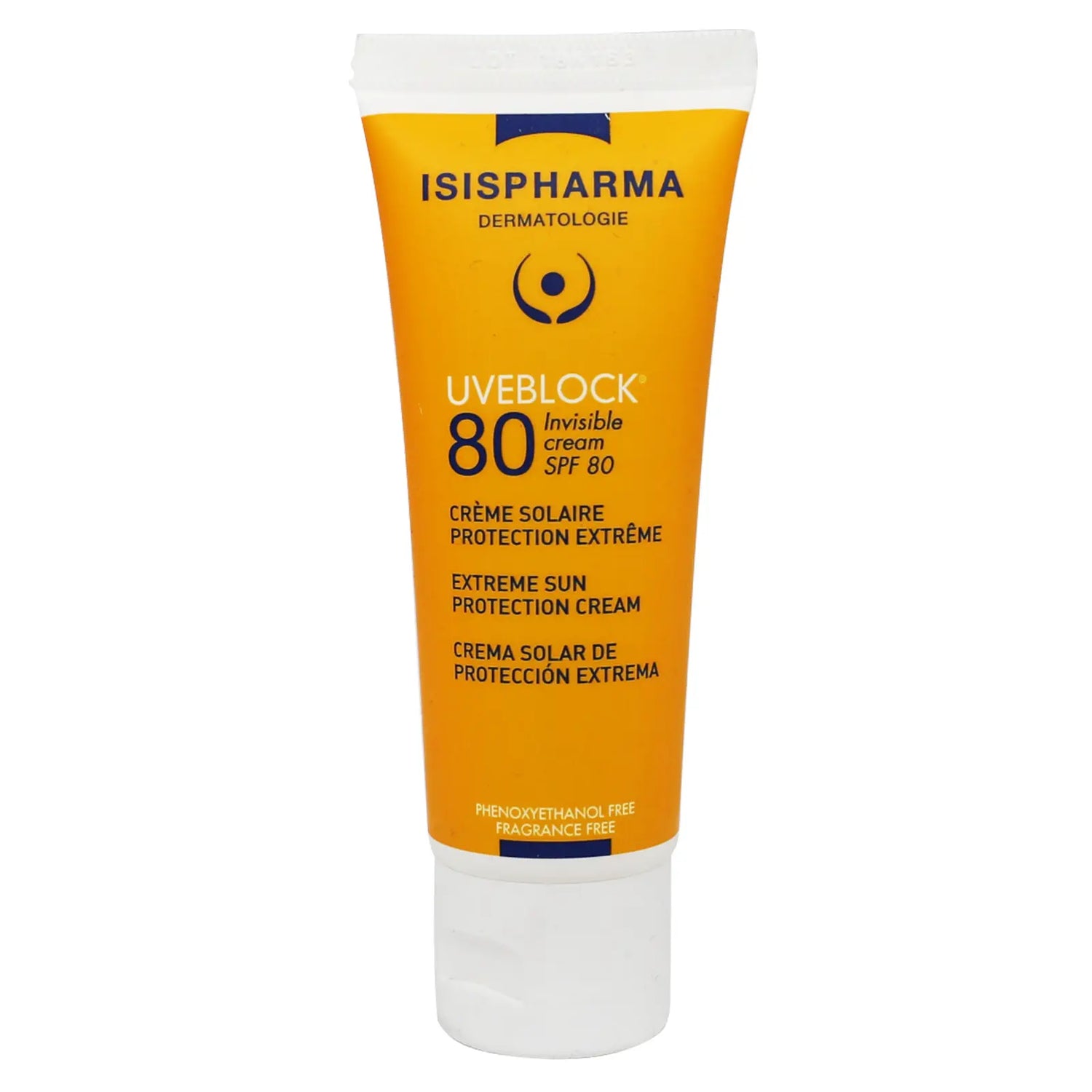 Isis Uveblock 80 Invisible Cream 40 mL Isisv80 high sun protection 
