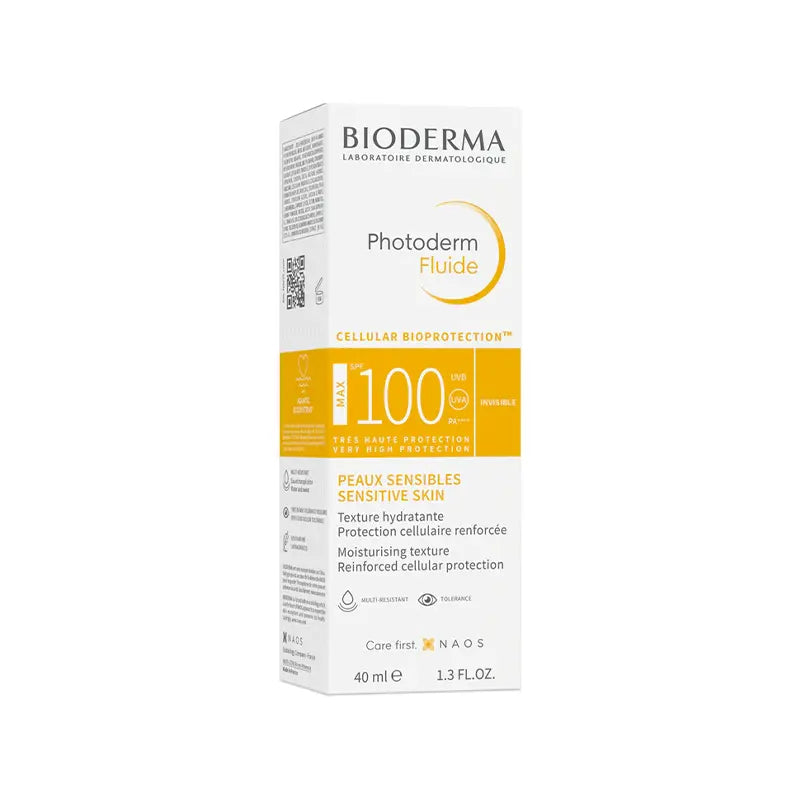 Bioderma Photoderm Fluide 100 SPF Sensitive Skin Invisible 40 ml