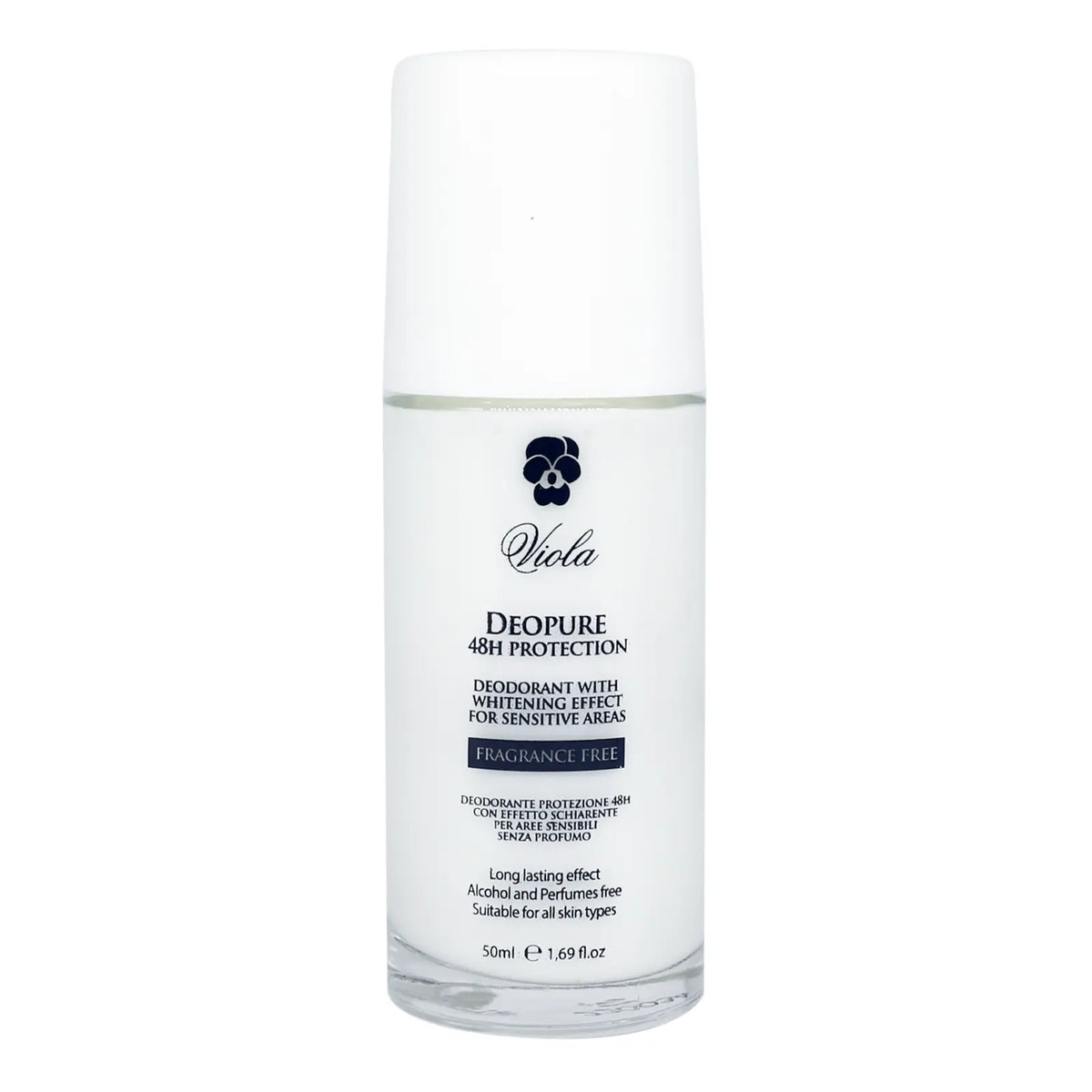 Viola Whitening Deodorant For Sensitive Areas Fragrance Free 50 ml