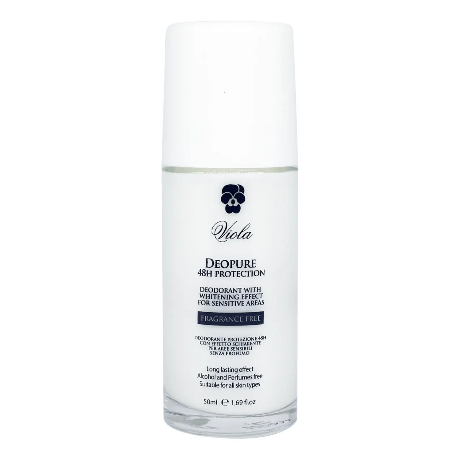 Viola Whitening Deodorant For Sensitive Areas Fragrance Free 50 ml