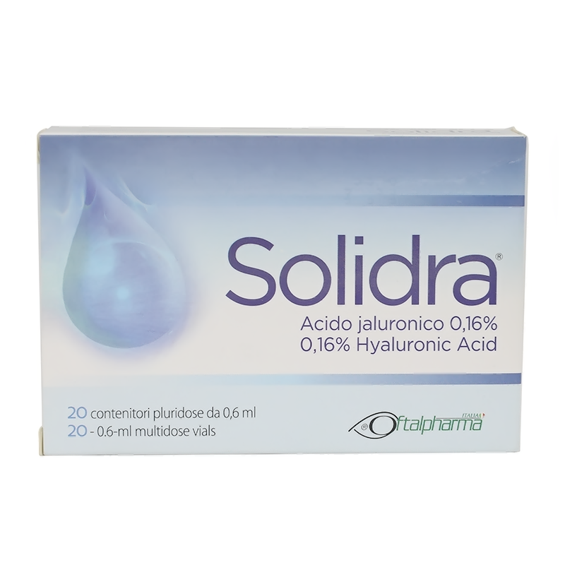 Solidra 20 Multidose Eye Vials 20'S Tear substitute