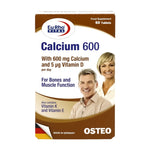 EuRho Vital Calcium 600 mg Tabs 60'S