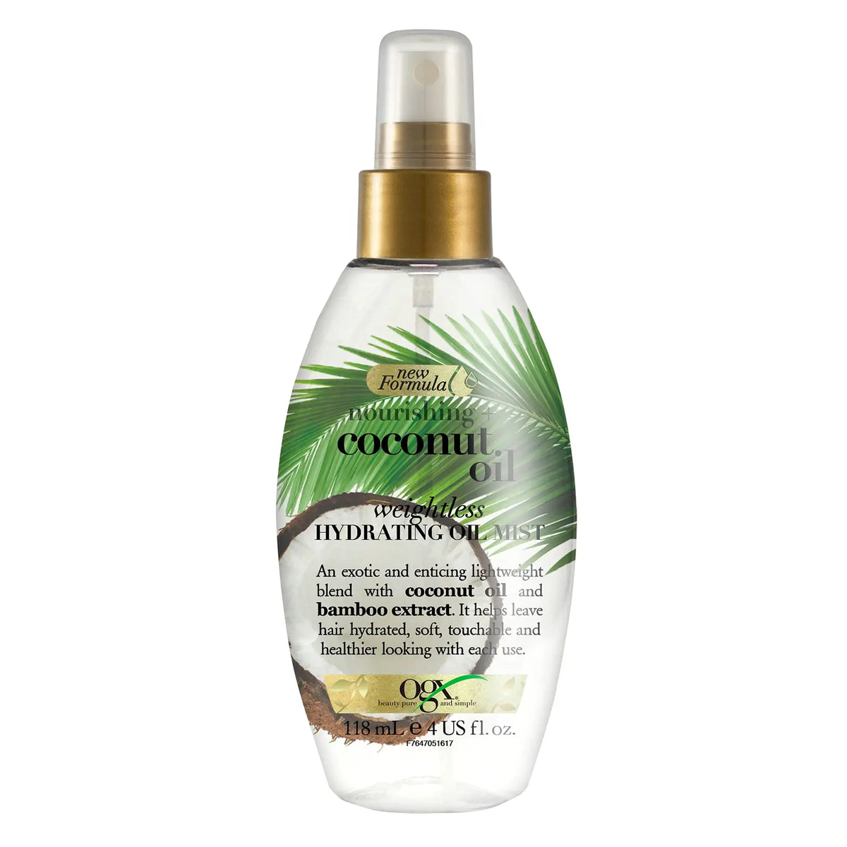 Ogx Coconut Oil Hydrating Spray 118 mL to prevent dryness