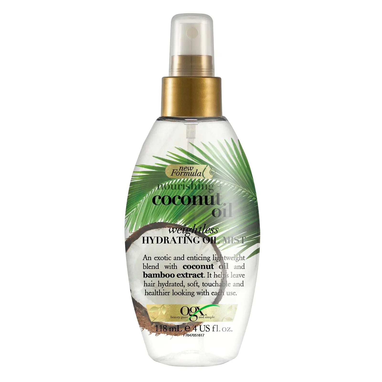 Ogx Coconut Oil Hydrating Spray 118 mL to prevent dryness