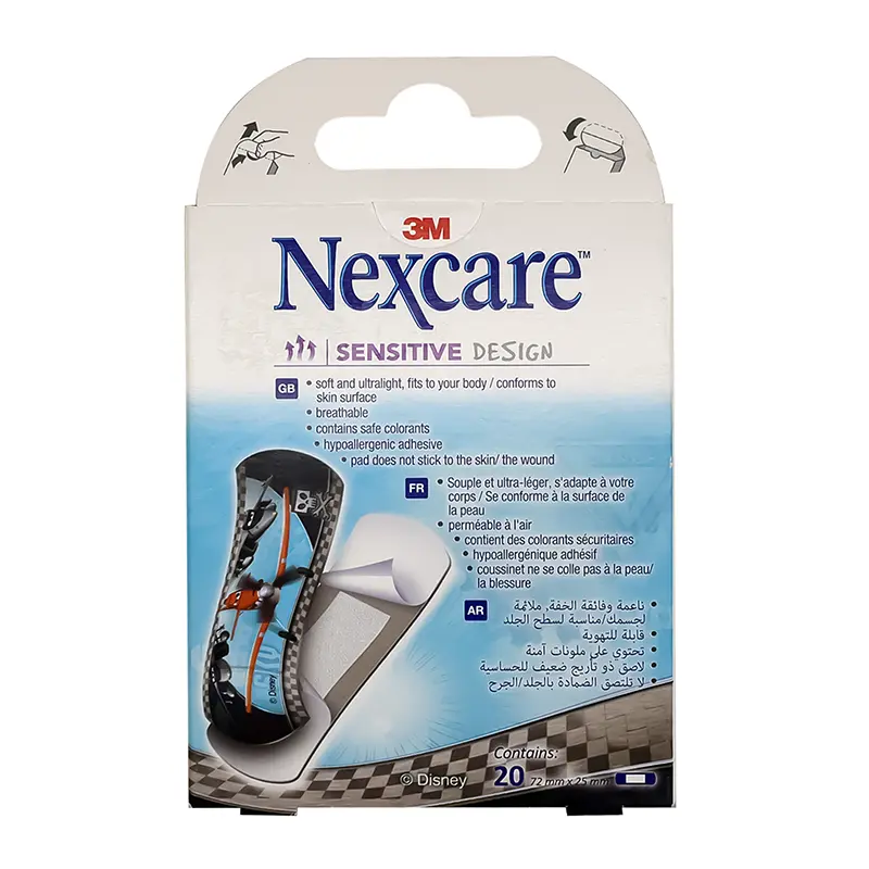Nexcare Planes Sensitive Design Bandages 20'S