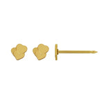 Inverness 61C GP Triple Hearts Earrings 24KT 