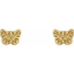 Inverness 60C GP Butterfly Earrings 24KT