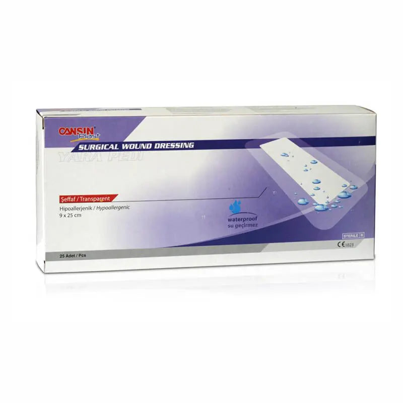 Cansin Plast Transparent Wound Dressing 9 X 25cm 25 Pcs