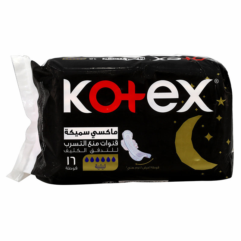 Kotex Maxi Thick Night 16'S