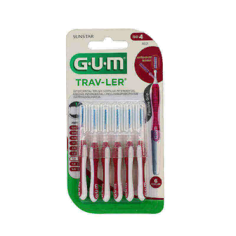 Butler Gum Trav-Ler Interdental Brush 1.4 mm 6 Pcs 1612
