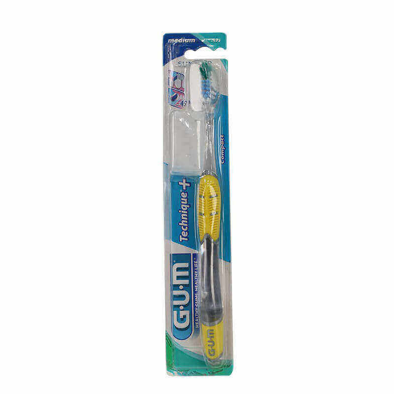 Butler Gum Technique Plus Compact Toothbrush Medium 1 Pc