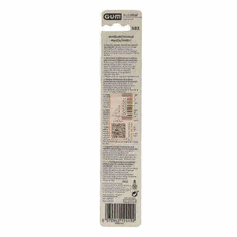 Butler Gum Activital Compact Toothbrush Medium 1 Pc