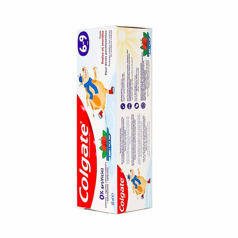 Colgate Kids 6-9 Years Toothpaste Strawberry Mint Flavor 60 ml