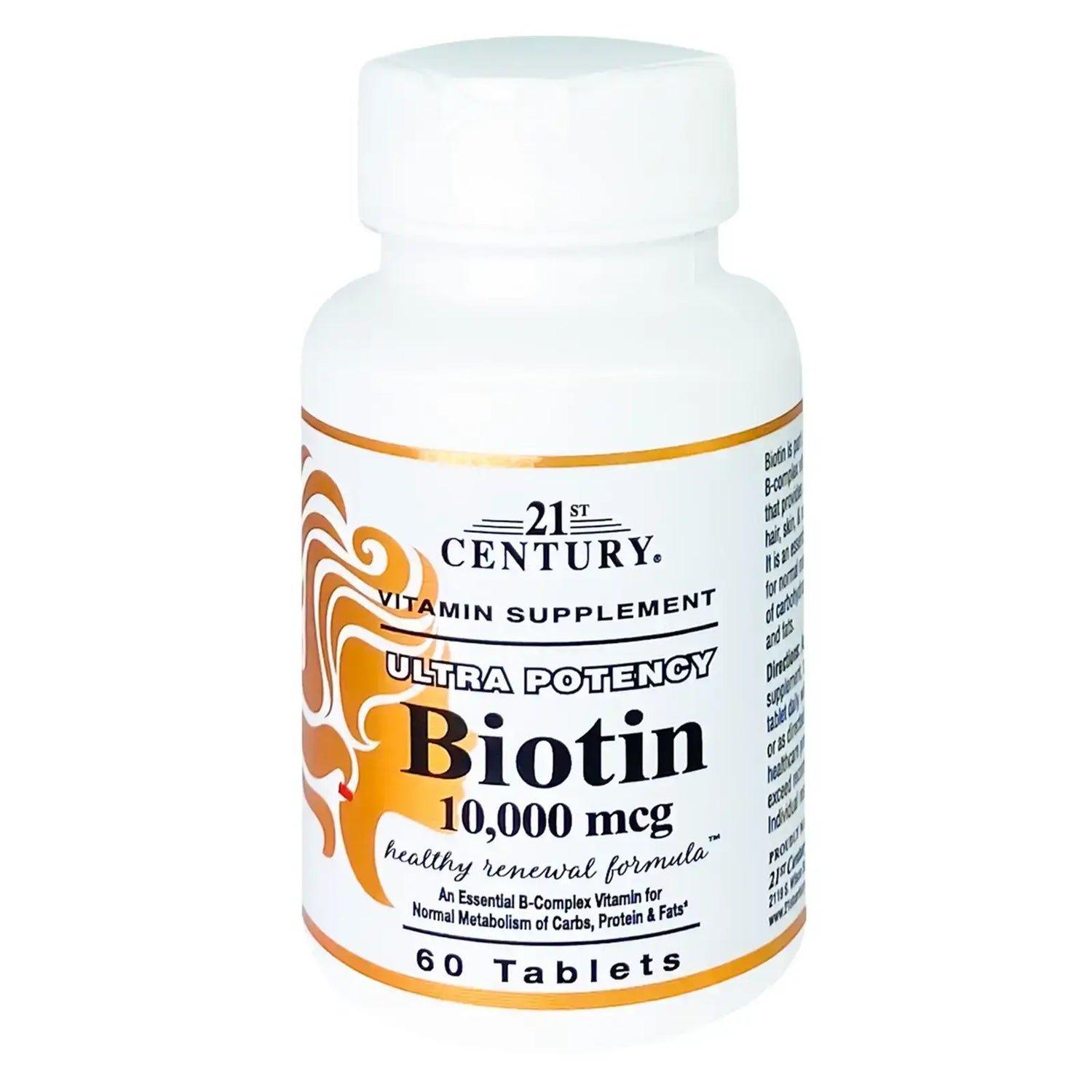 21St Century Biotin 10000 Mcg Tabs 60'S For healthy hair