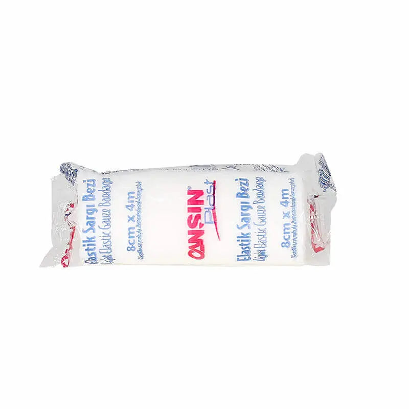 Cansin Plast Light Elastic Gauze Bandage 8cm X 4m
