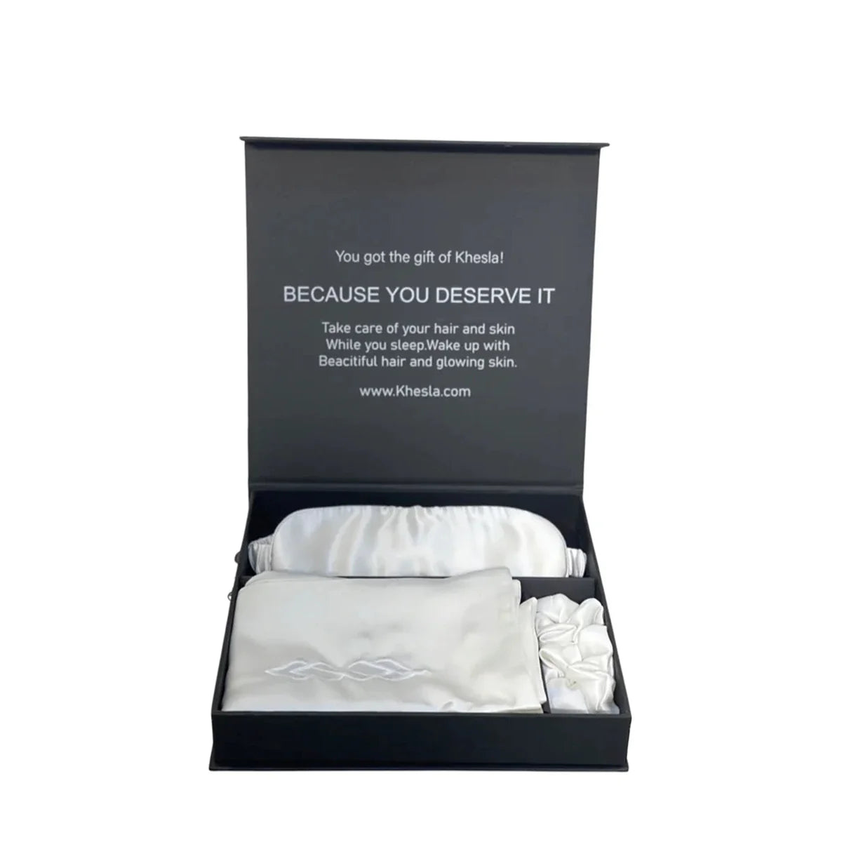 Khesla Sleep Package For Beautiful Hair And Glowing Skin - White