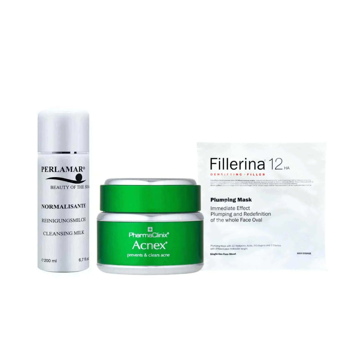 Package to treat oily skin and acne