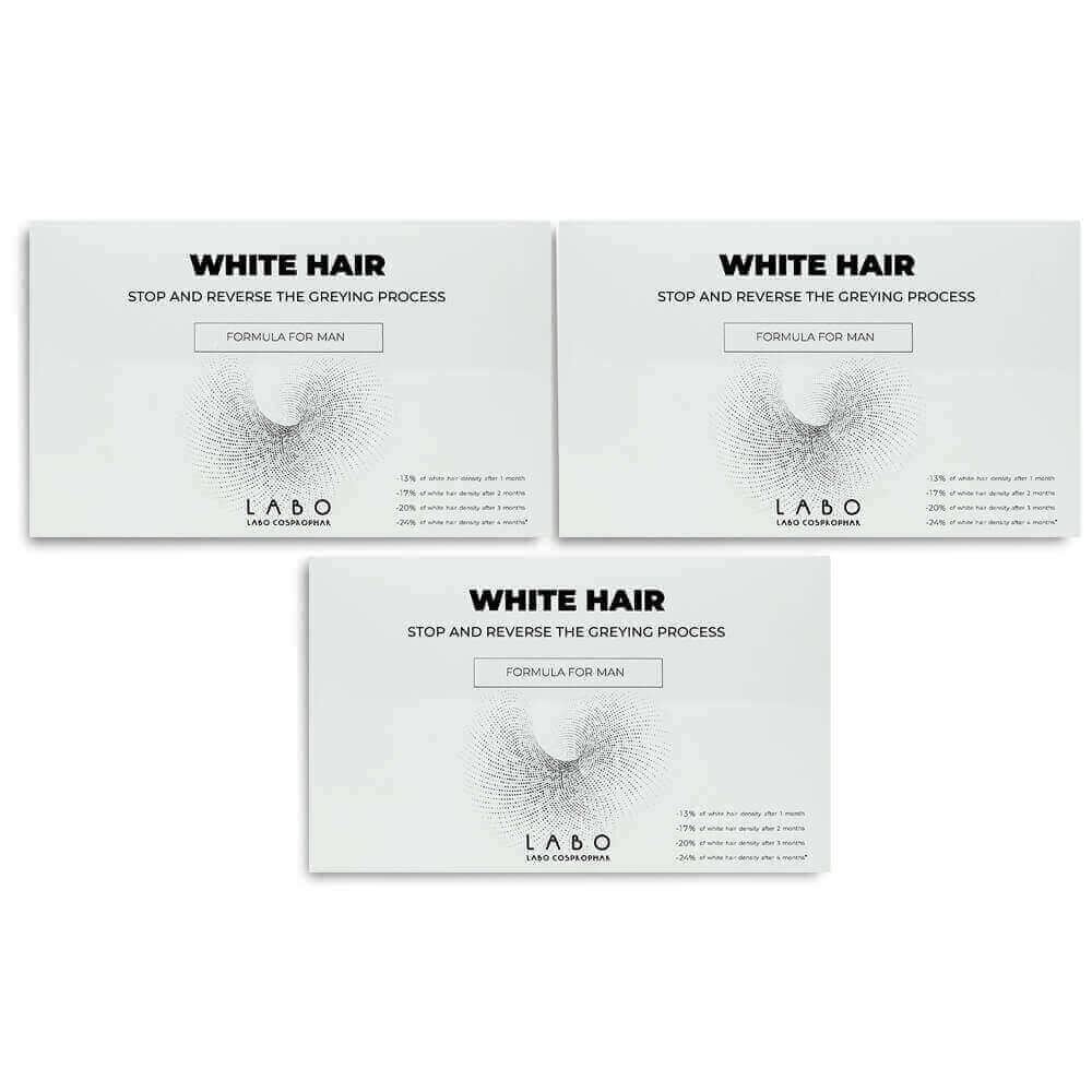 Triple Package - Crescina White Hair Treatment Man 20fl
