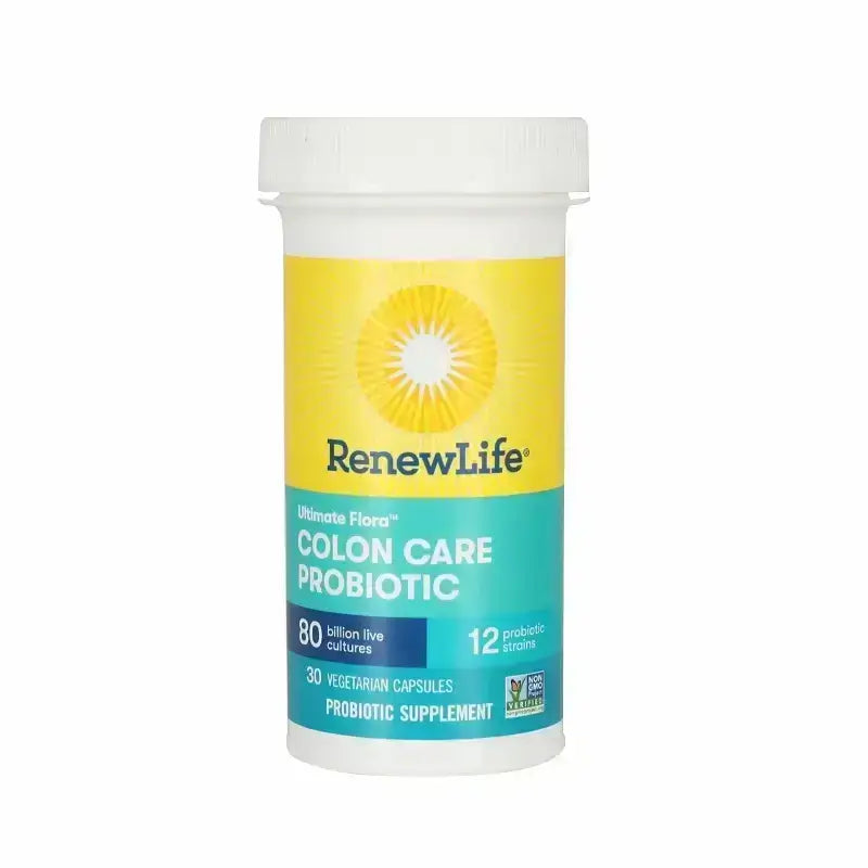 RenewLife Ultimate Flora Colon Care Probiotic 80 مليار 30 كبسولة نباتية