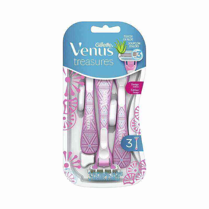 Gillette Venus Treasures 3 Disposable Razors