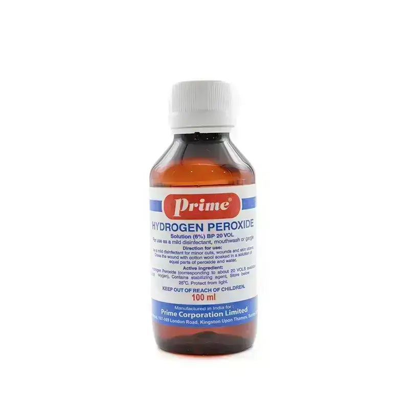 Prime Hydrogen Peroxide 6% Solution 100 ml